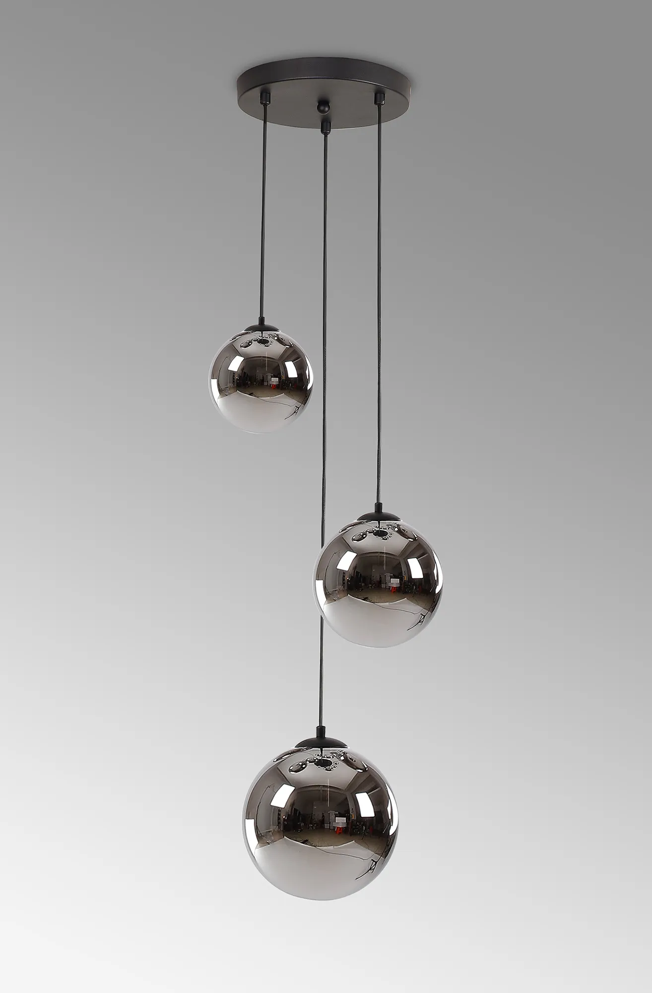 Seville 31cm Round Pendant, 3 x G9 - Image 15
