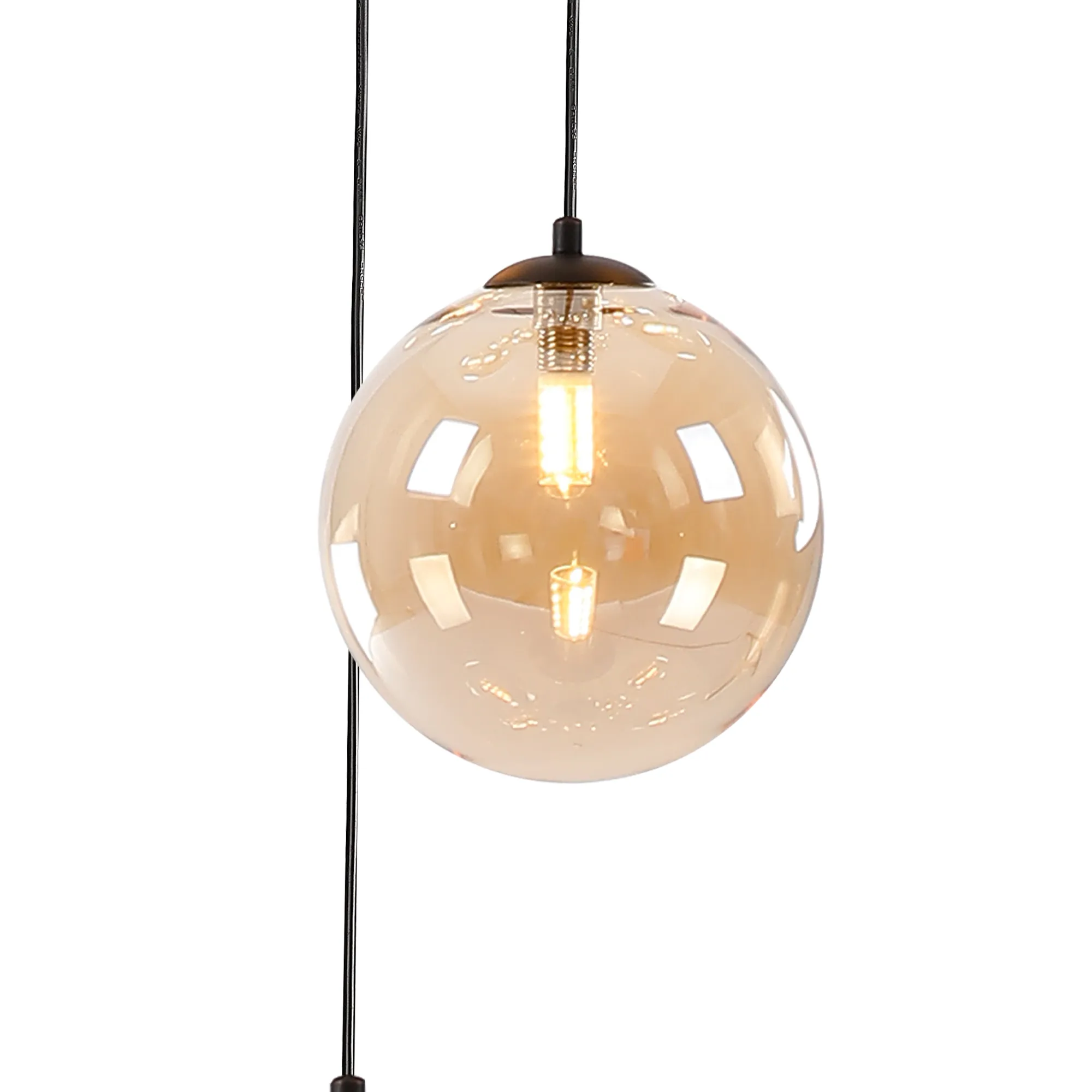 Seville 31cm Round Pendant, 3 x G9 - Image 4
