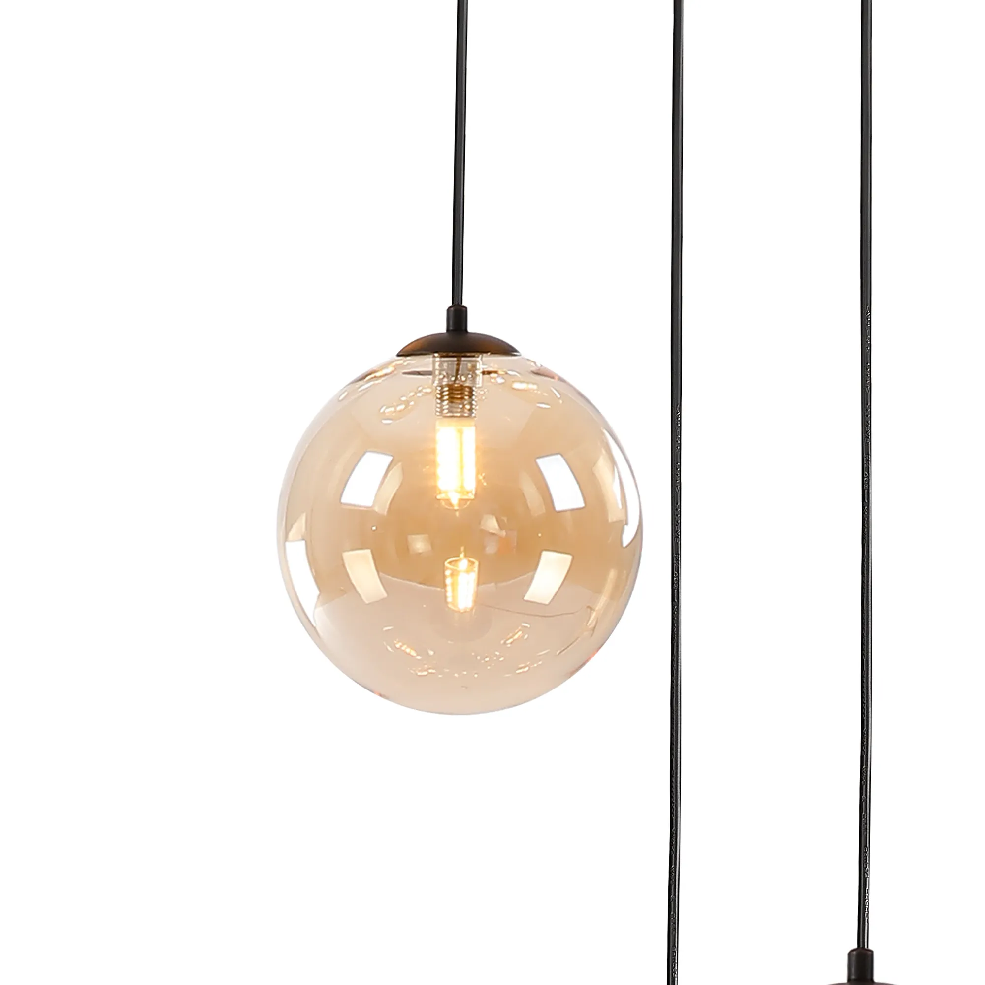 Seville 31cm Round Pendant, 3 x G9 - Image 5