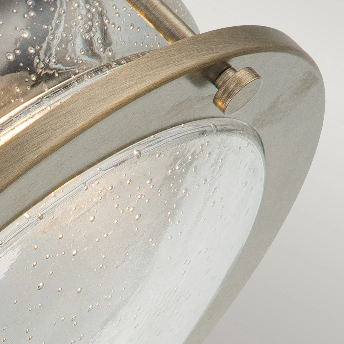 Ashland Bay 2Lt Outdoor Flush Light – Weathered Zinc/Burnished Bronze Finish - Image 7