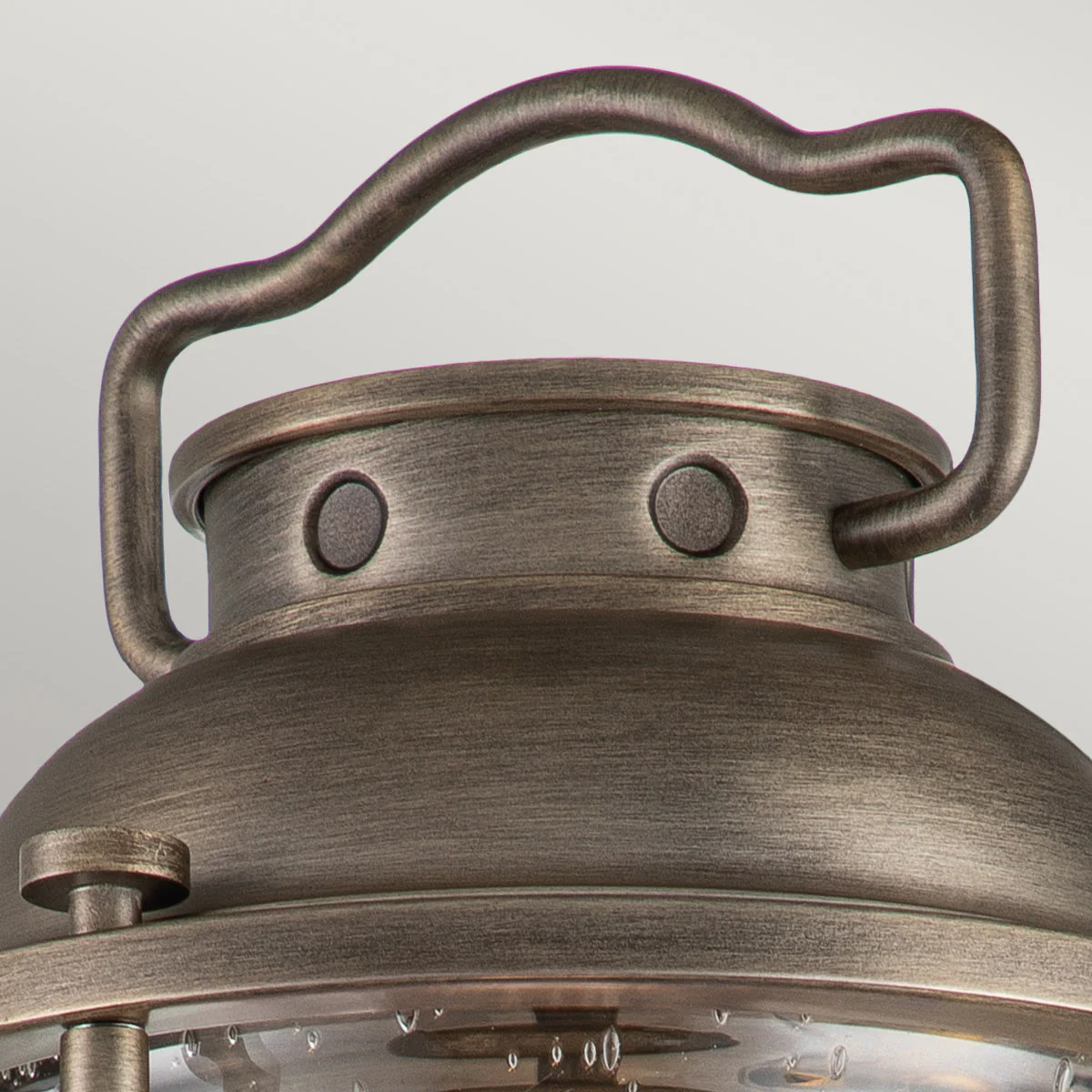 Ashland Bay Small/Medium/Large Wall Lantern - Weathered Zinc/Burnished Bronze Finish - Image 23