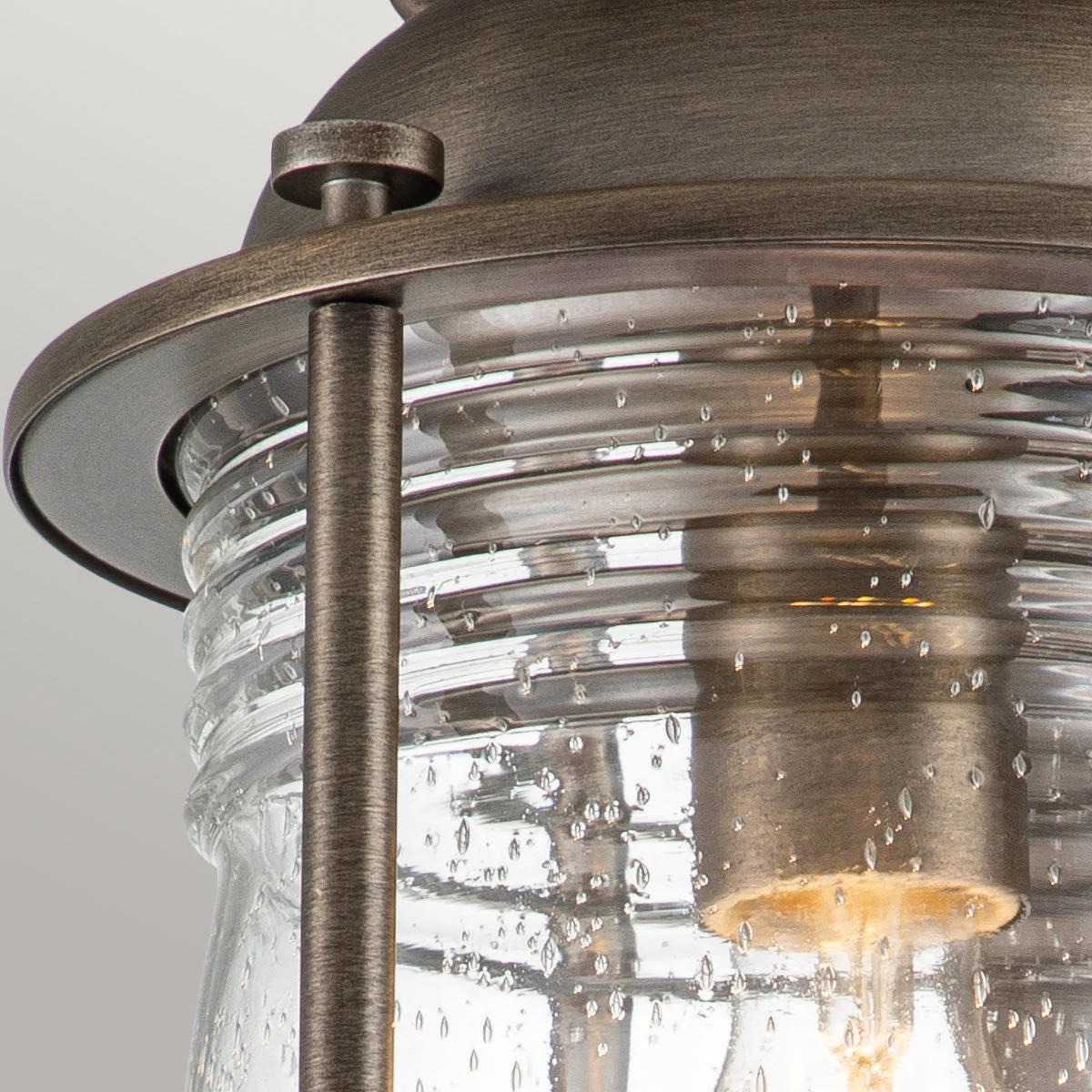 Ashland Bay Small/Medium/Large Wall Lantern - Weathered Zinc/Burnished Bronze Finish - Image 26