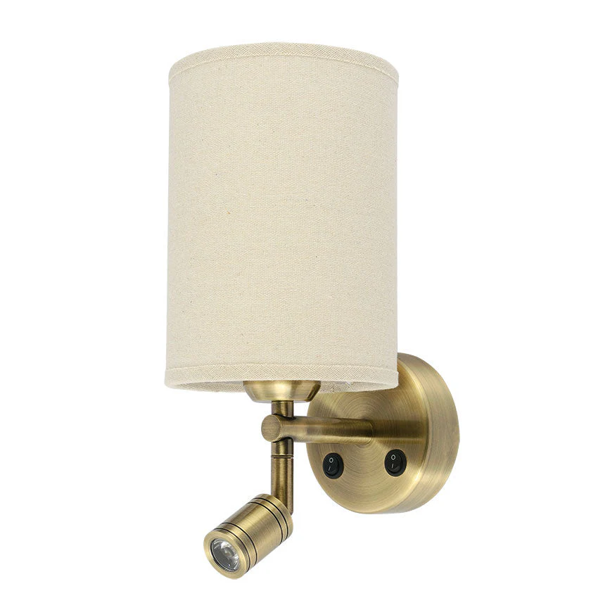 Ashley 3W E27+LED Reading Light Various Finishes - Image 2