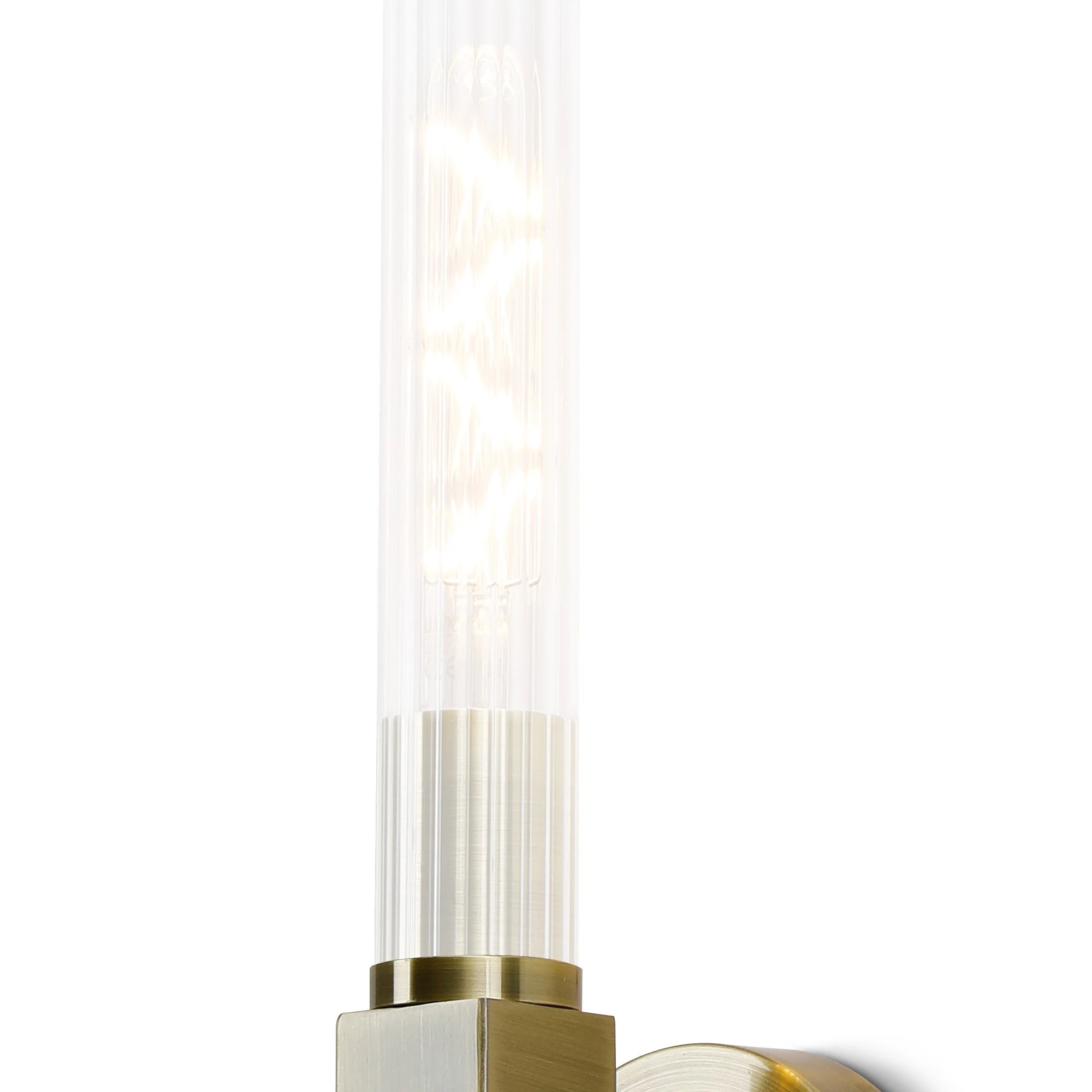 Asti 1 Light Wall, E27, IP44, Antique Brass/Satin Nickel/Satin Black/Gold Finish - Image 2