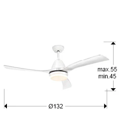 Aspas Ceiling fans Ø 132 cm - Image 8