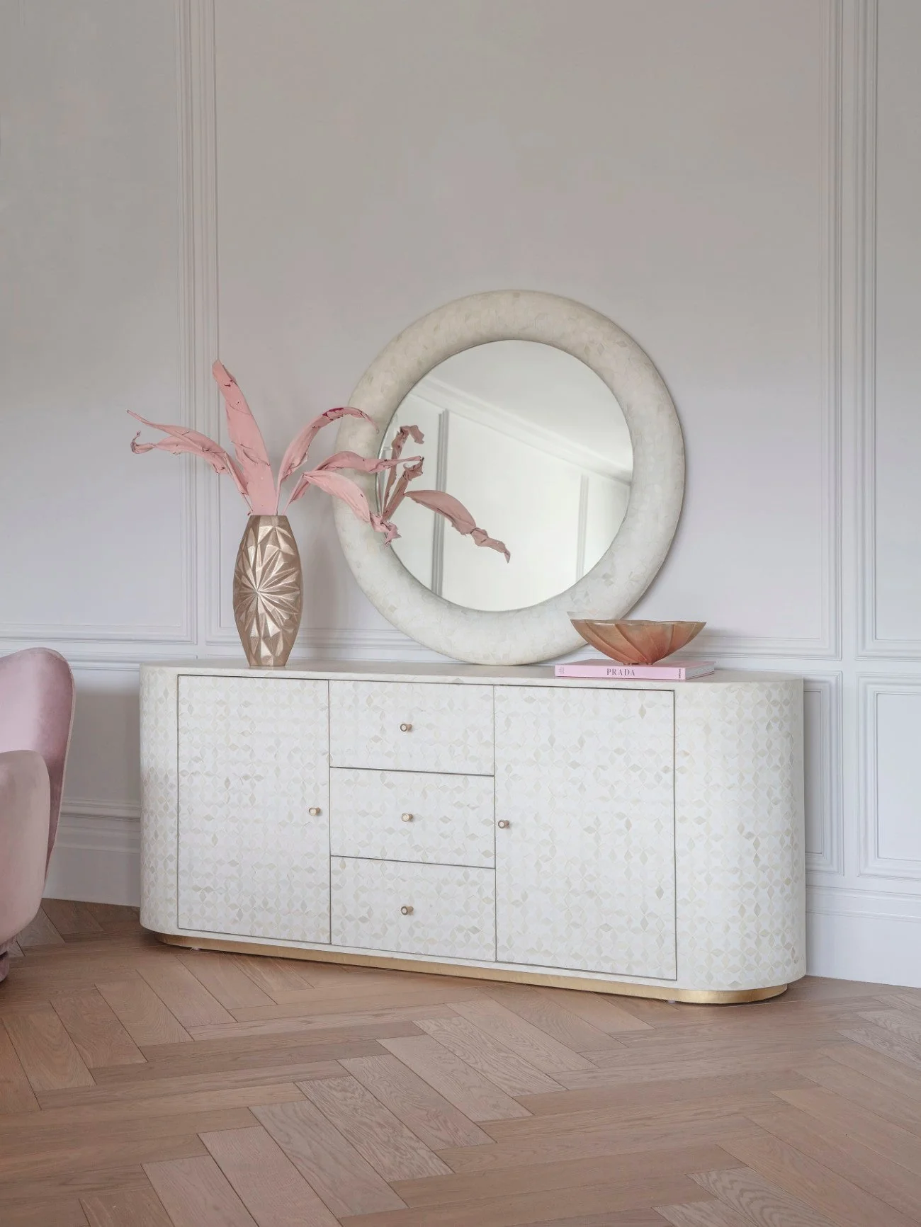 Aspen Bone Inlay Buffet Sideboard - Image 2