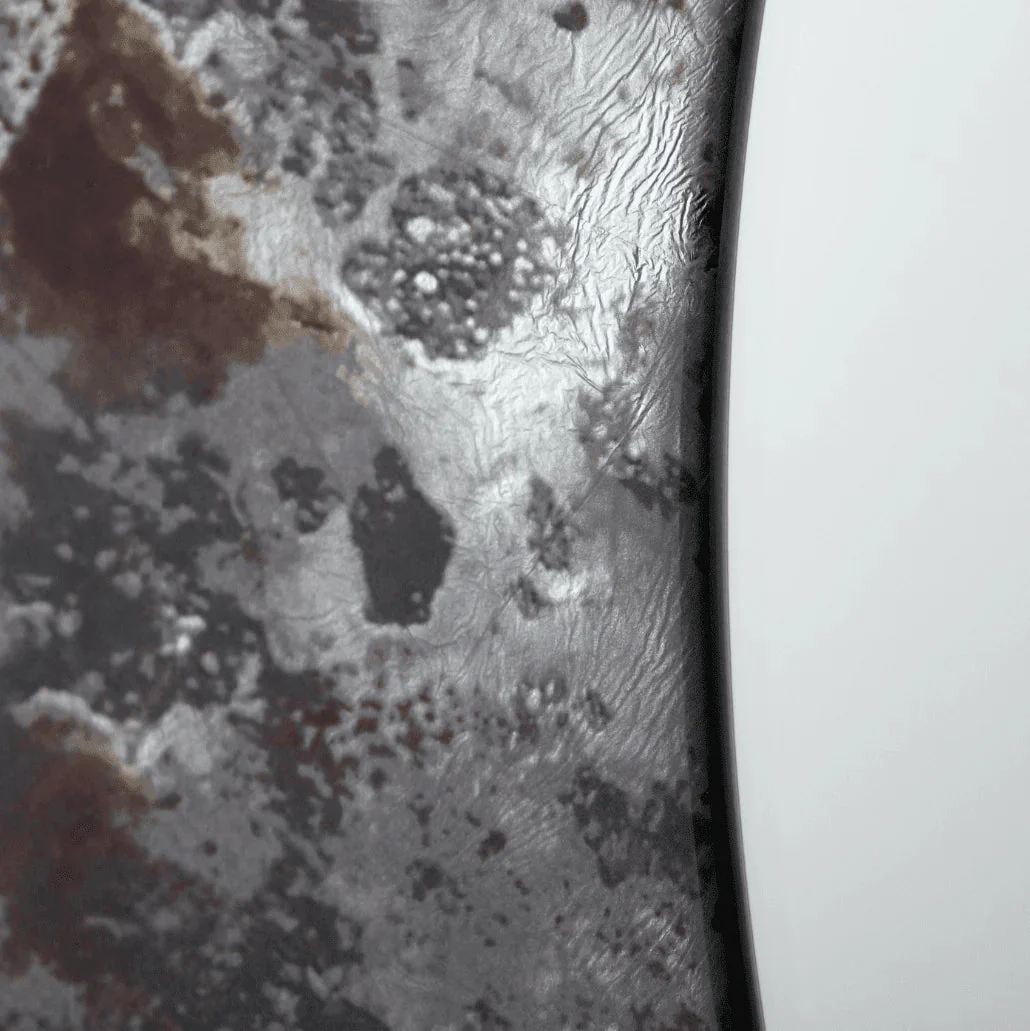 Aspen Round Mirror - Silver Finish - Image 2