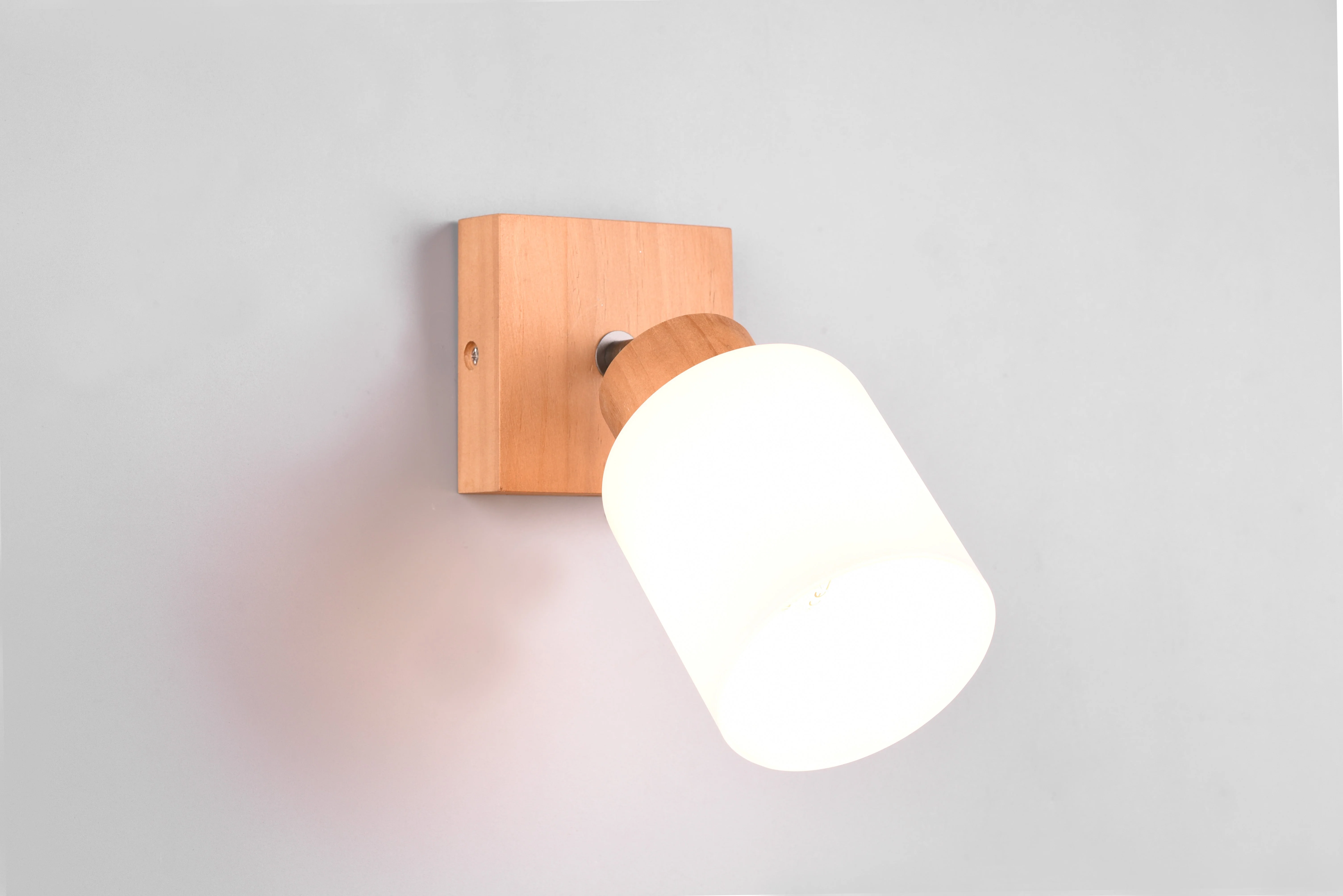 Assam Wall/Ceiling Spotlight - Wood Finish - Image 2