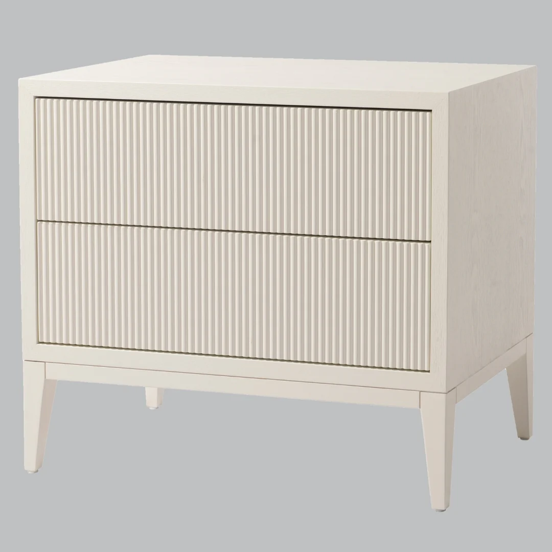 Amur Wide Bedside - Ceramic Crey/White - Image 2