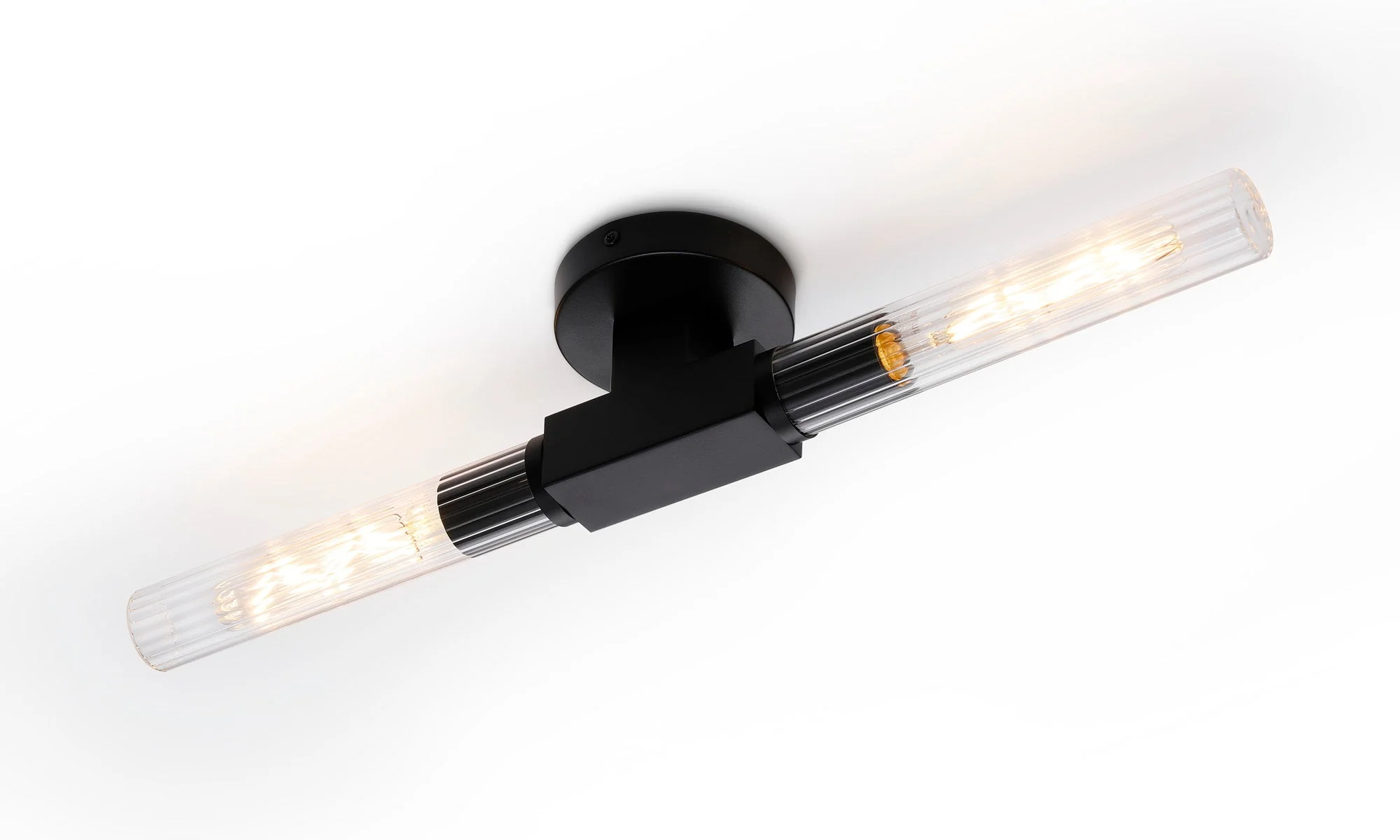Asti 2/4 Light Ceiling, E27, IP44, Antique Brass/Satin Nickel/Satin Black Finish - Image 10