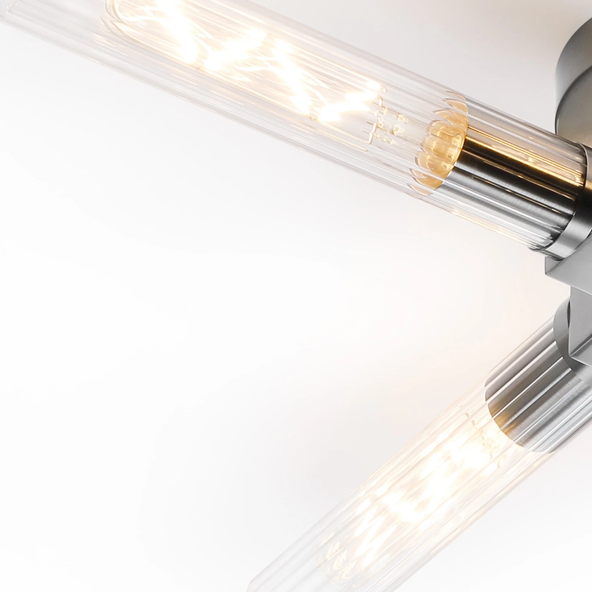 Asti 2/4 Light Ceiling, E27, IP44, Antique Brass/Satin Nickel/Satin Black Finish - Image 6