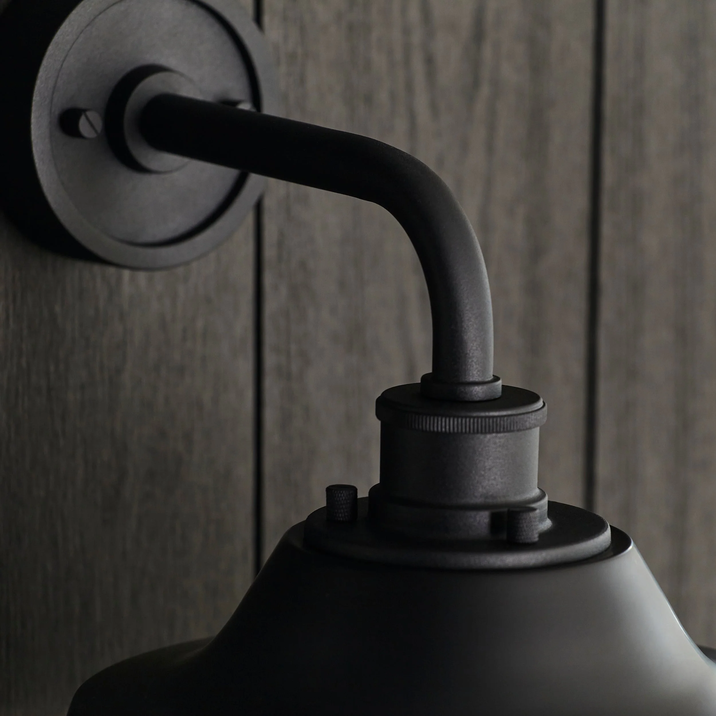 Astley Outdoor Wall Light - Matt Black - Image 8