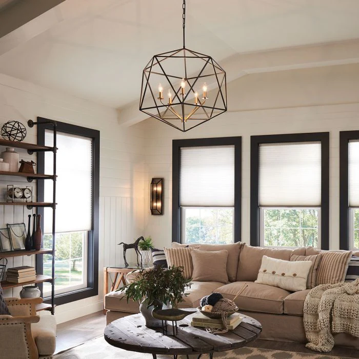 Astrid 3/5 Light Pendant Chandelier - Matte Bronze and Deluxe Gold - Image 2