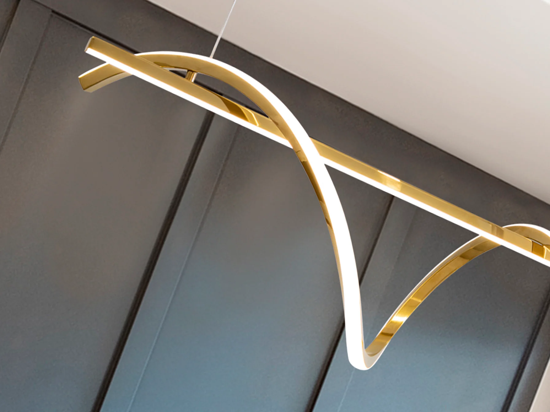 Asure Ceiling Light- Gold Finish - Image 5