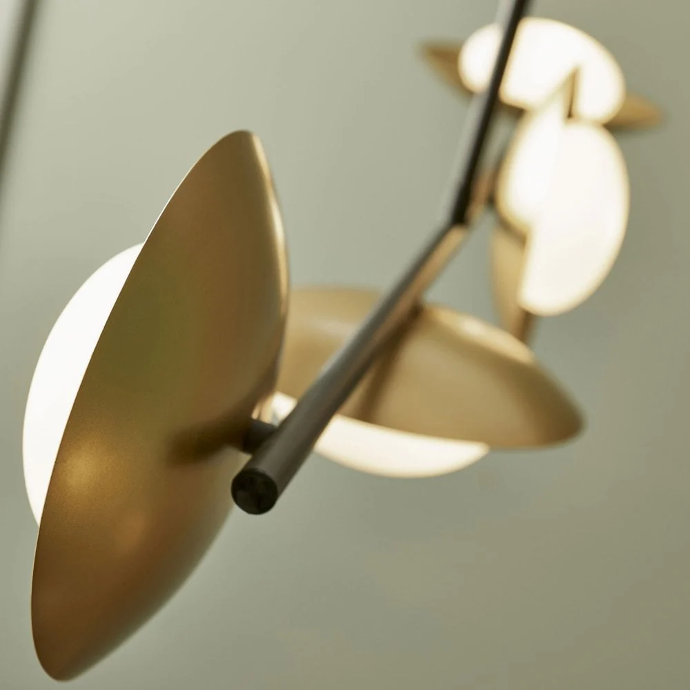 Satellite 4Lt Kitchen Island Pendant - Gold & Dark Bronze - Image 5