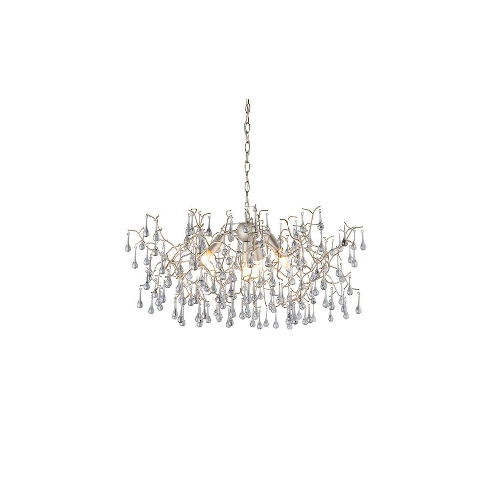 Athena 4Lt Centre Ceiling Light Aged Silver Finish - Promotional Offer - Image 3
