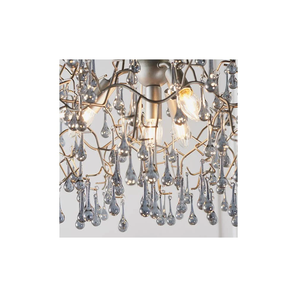 Athena 4Lt Centre Ceiling Light Aged Silver Finish - Promotional Offer - Image 4