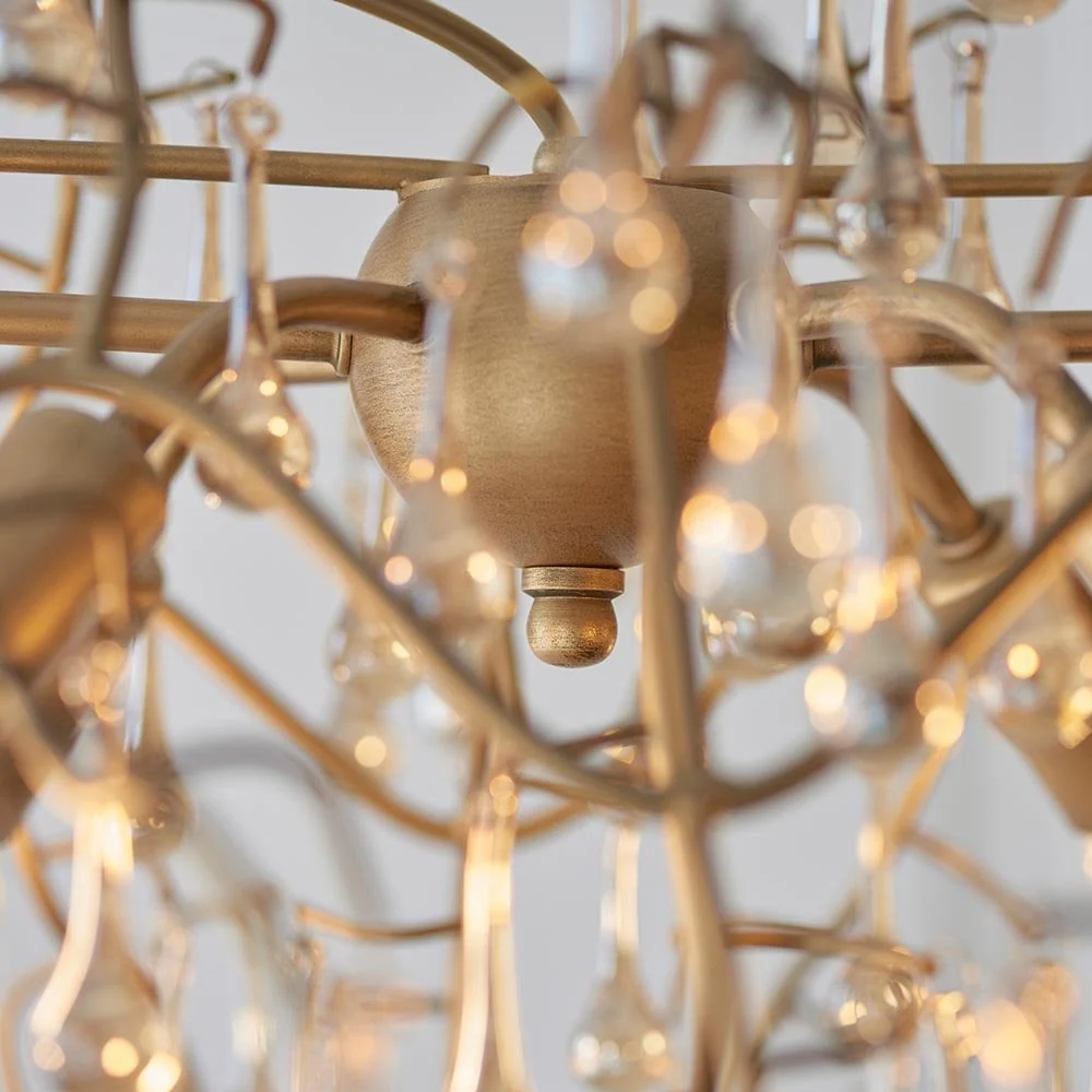 Athena 6L Kitchen Island Light - Aged Gold & Champagne Finish - Image 5