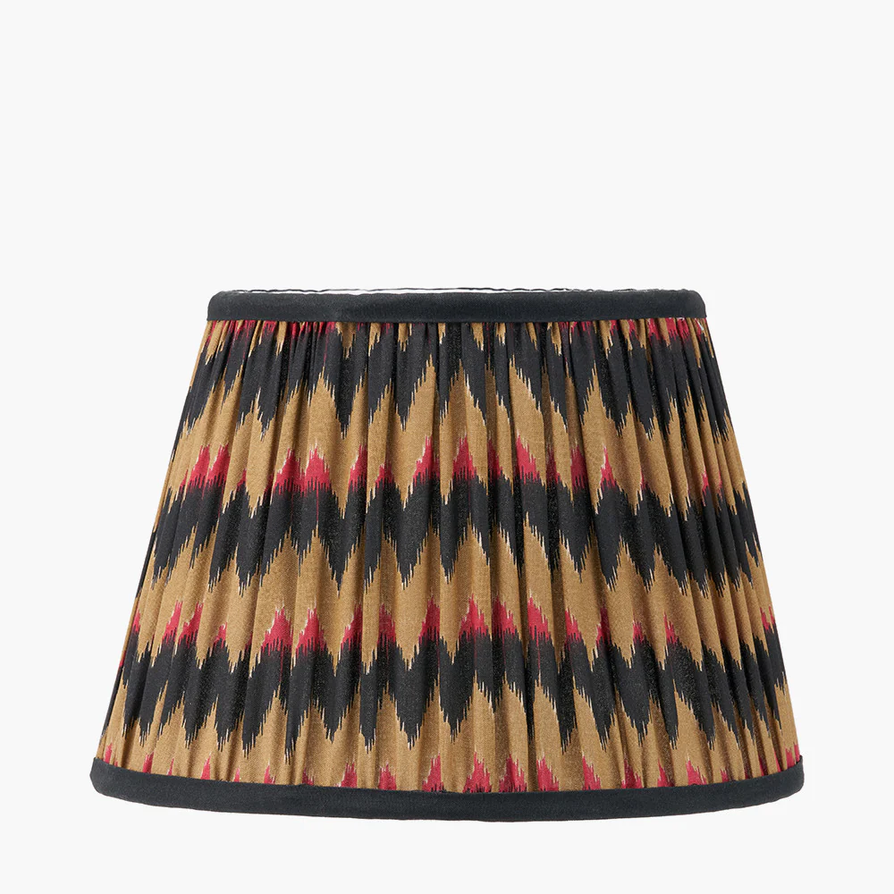 Athira Chevron Mushroom Pleat Lamp Shade - Various Sizes - Image 2