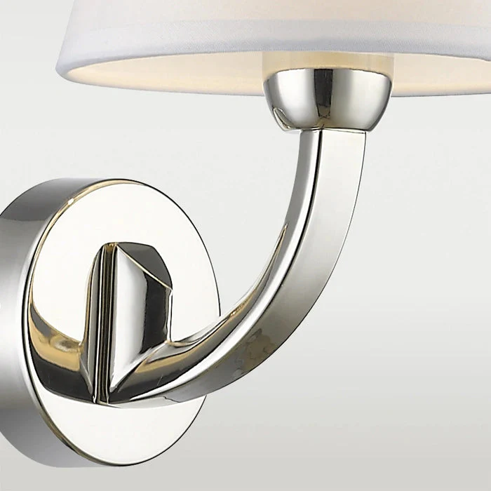 Atlanta 1Lt Wall Lamp - Nickel/Gold - Image 2