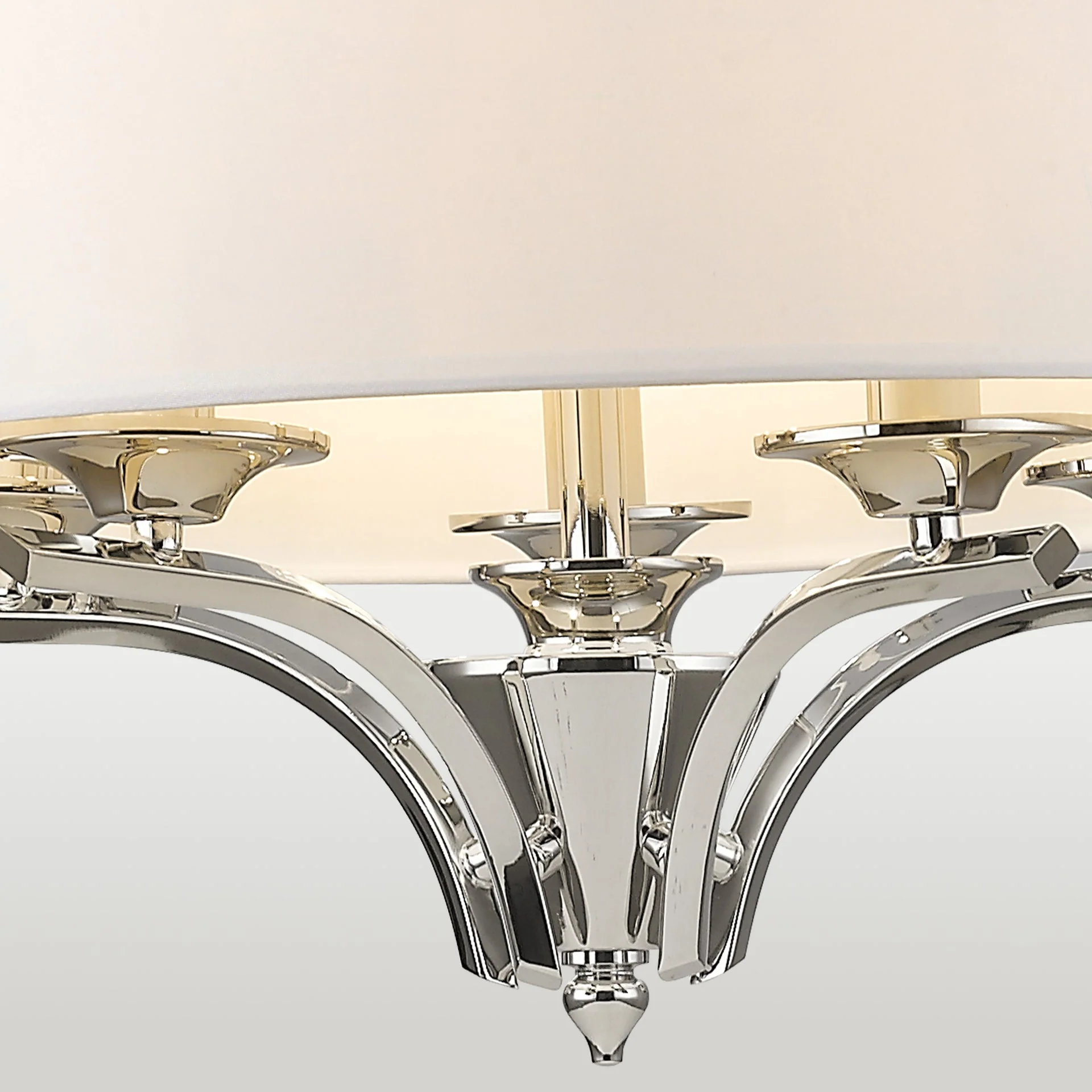 Atlanta hanging shade light - Nickel finish - Image 4