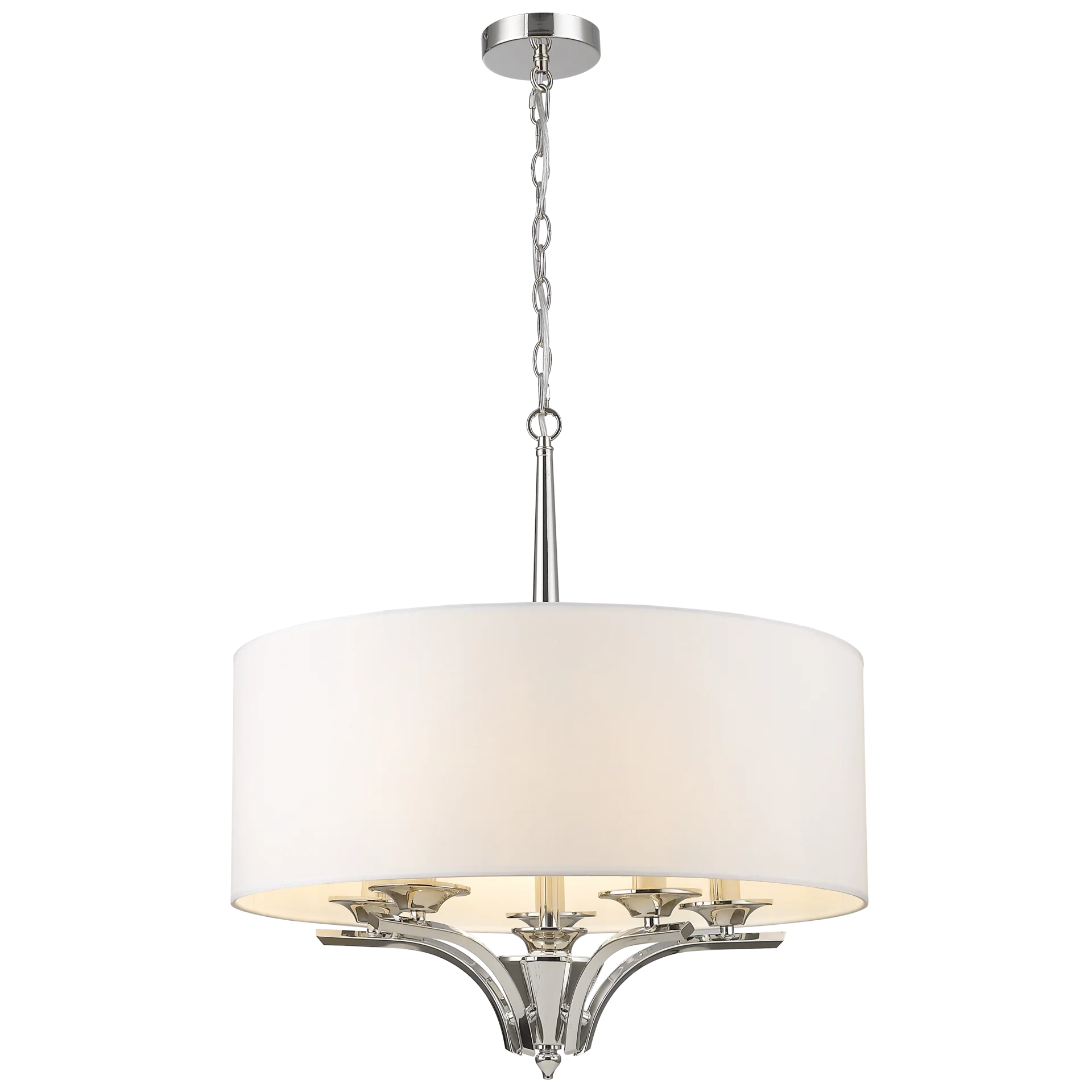 Atlanta hanging shade light - Nickel finish - Image 5