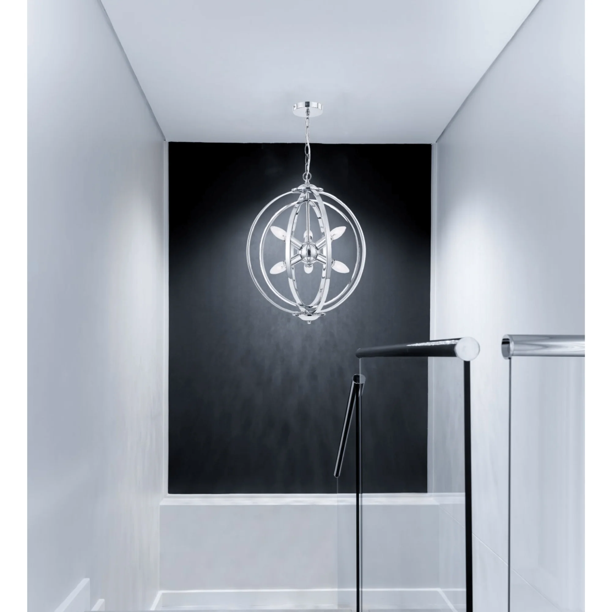 Atlas 9Lt Centre Light - Polished Chrome - Image 2