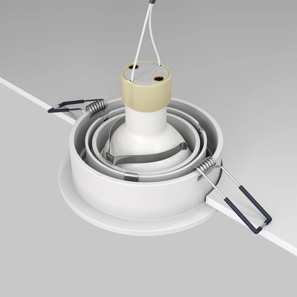 Atom Downlight - White/Black Finish - Image 3