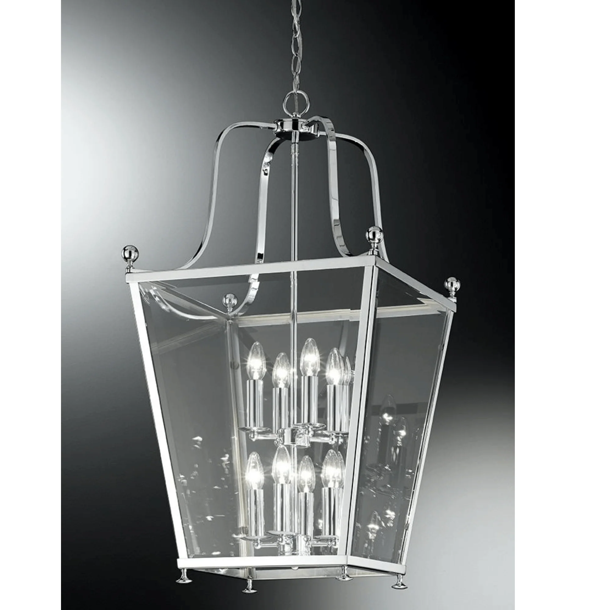 Atticus 4/8/12Lt Lantern Silver/Black & Bronze Finish - Image 3