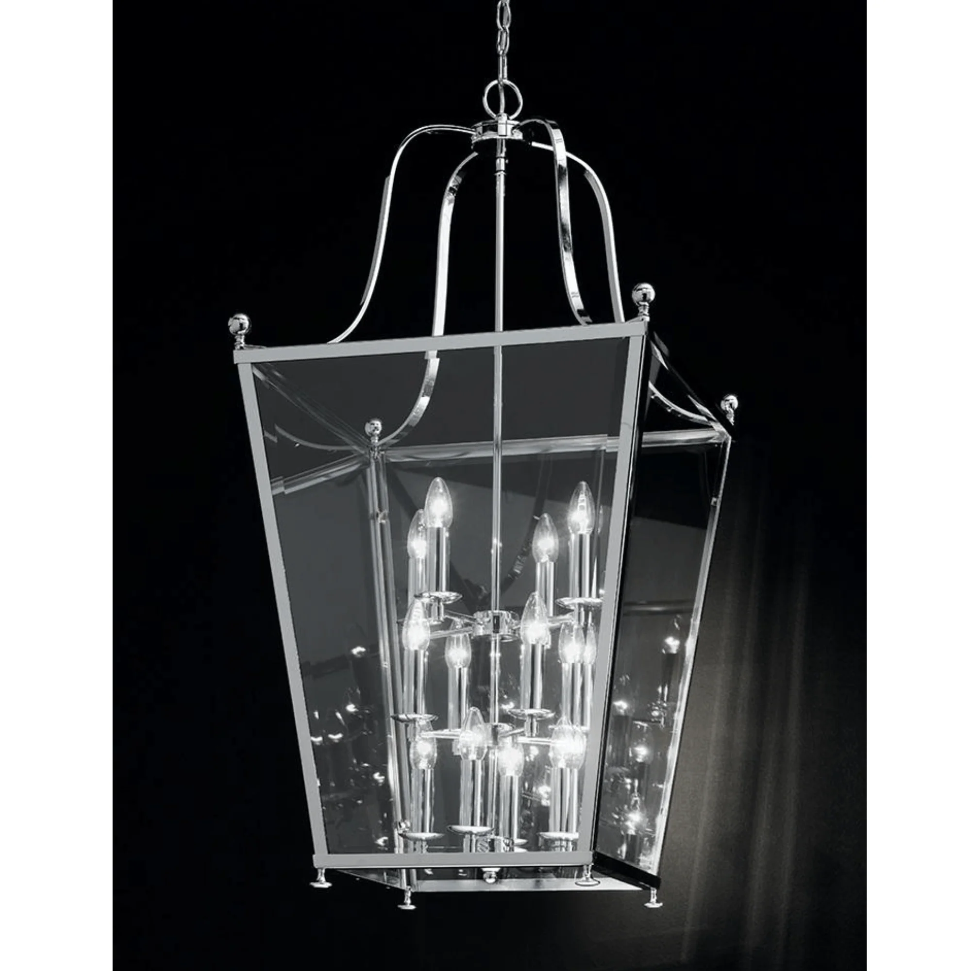 Atticus 4/8/12Lt Lantern Silver/Black & Bronze Finish - Image 5