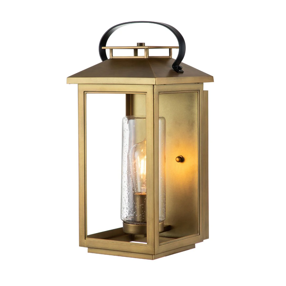 Atwater 1 Light Small/Medium/Large Wall Lantern - Black E27 IP44 - Image 4