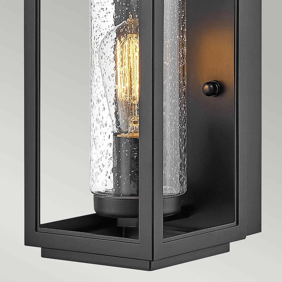Atwater 1 Light Small/Medium/Large Wall Lantern - Black E27 IP44 - Image 9