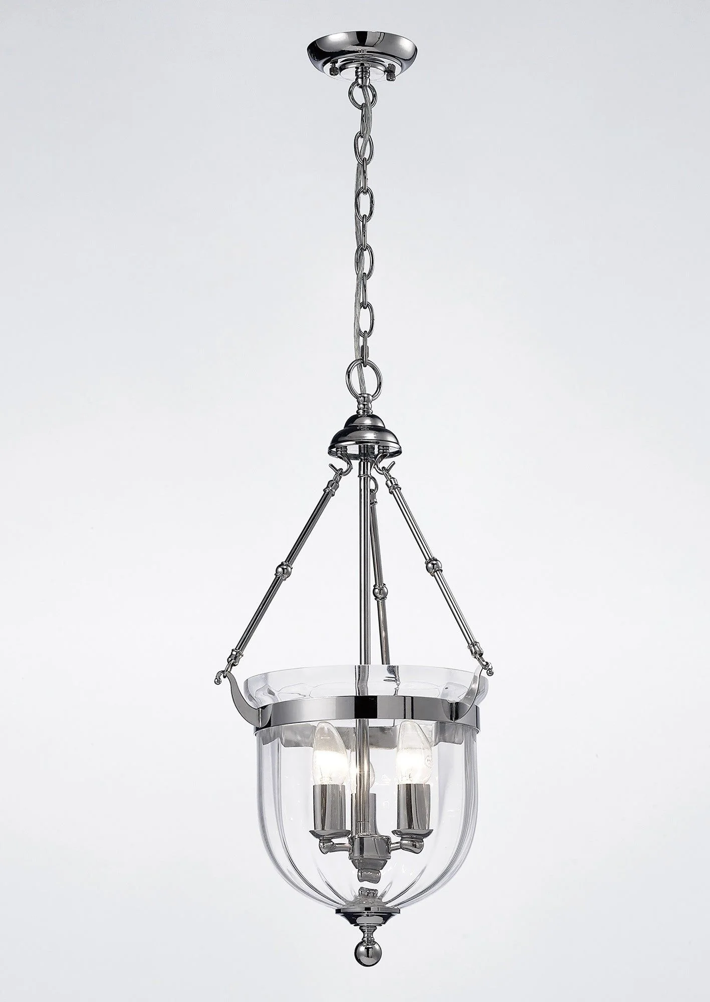 Aubrey Pendant 1/3 Light Polished Chrome/Antique Brass-Finish - Image 7