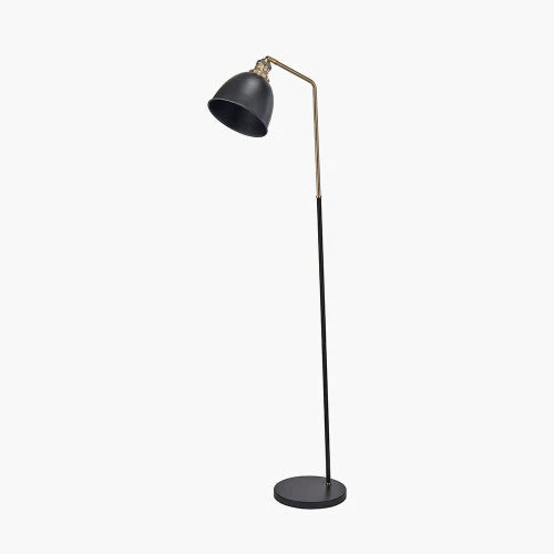 Augusto Black and Gold Task Floor Lamp - Image 2