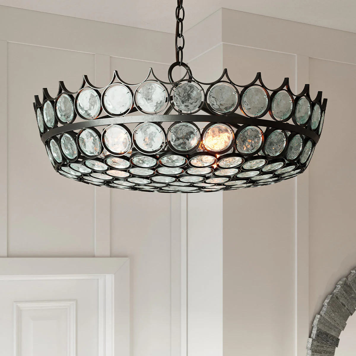 Augustus 6 lt Small Chandelier E14 - Image 3