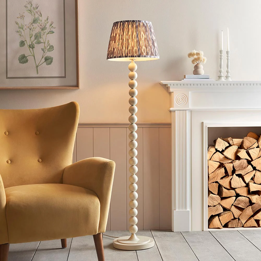 Auralis Ikat Floor Lamp In Various Finishes E27 - Image 149