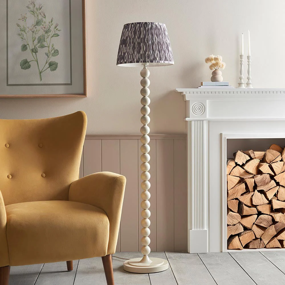 Auralis Ikat Floor Lamp In Various Finishes E27 - Image 150