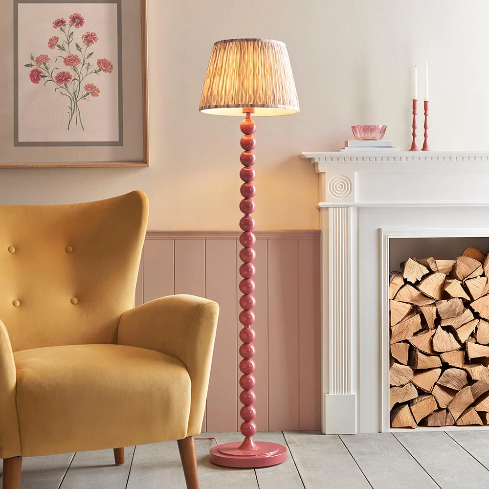 Auralis Ikat Floor Lamp In Various Finishes E27 - Image 211