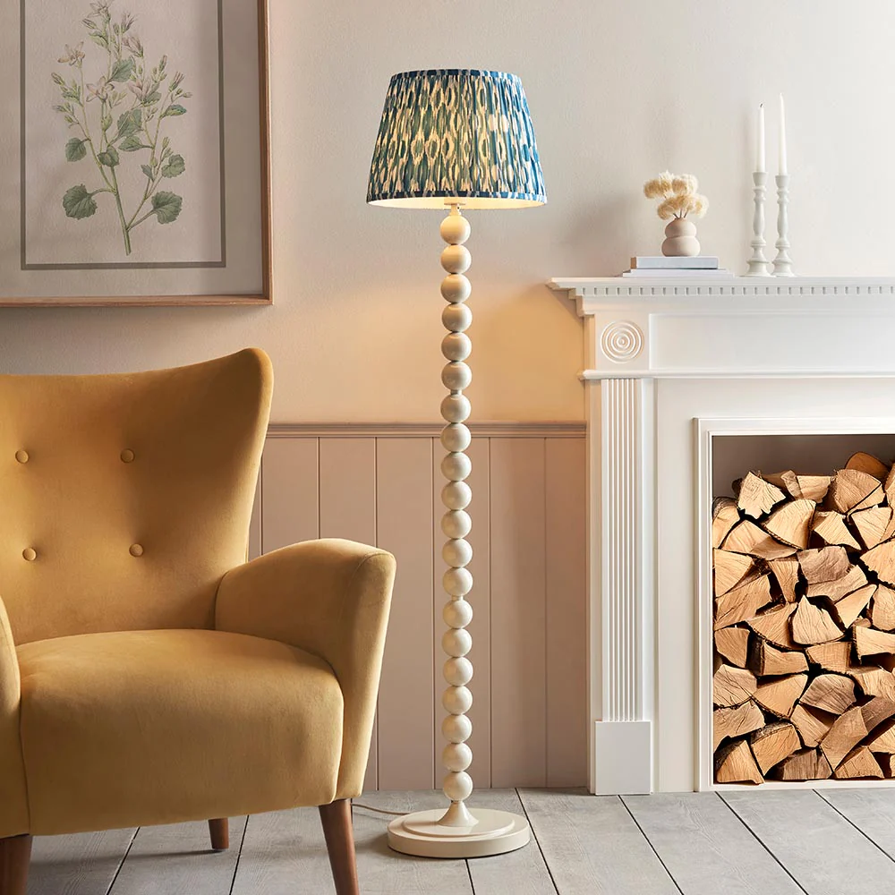 Auralis Ikat Floor Lamp In Various Finishes E27 - Image 221