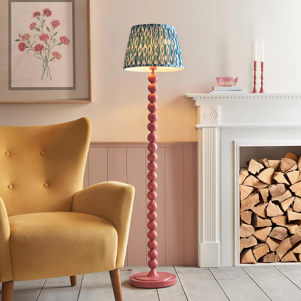 Auralis Ikat Floor Lamp In Various Finishes E27 - Image 238