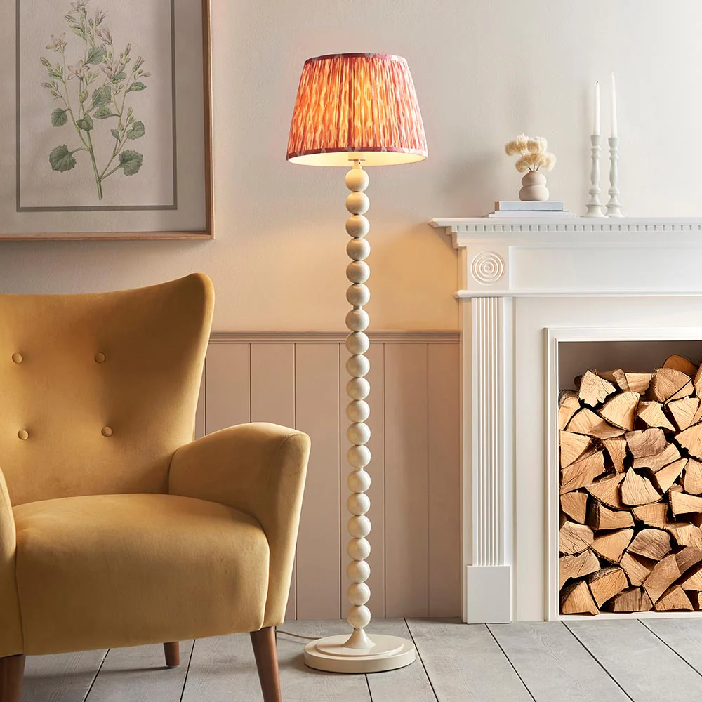 Auralis Ikat Floor Lamp In Various Finishes E27 - Image 242