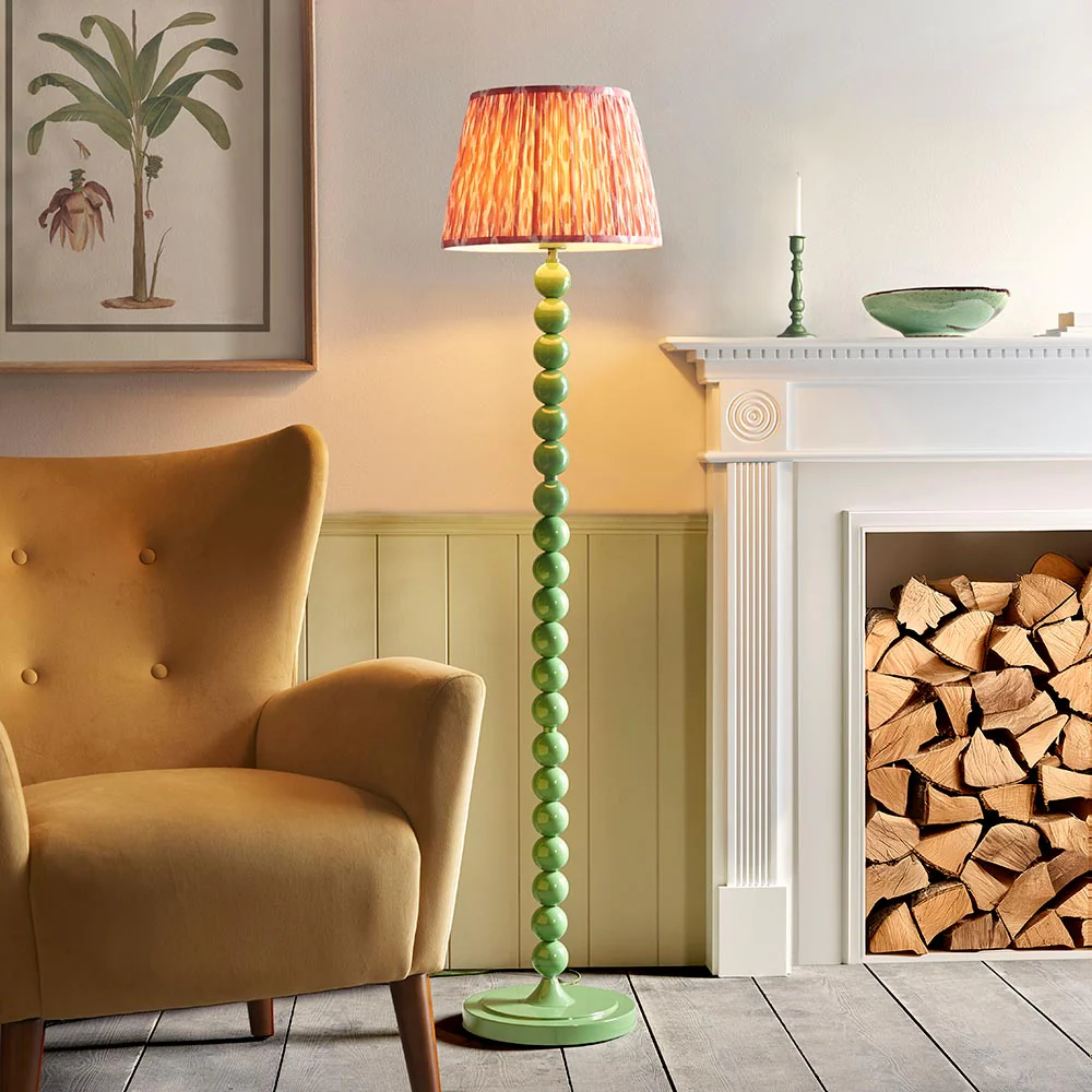 Auralis Ikat Floor Lamp In Various Finishes E27 - Image 246