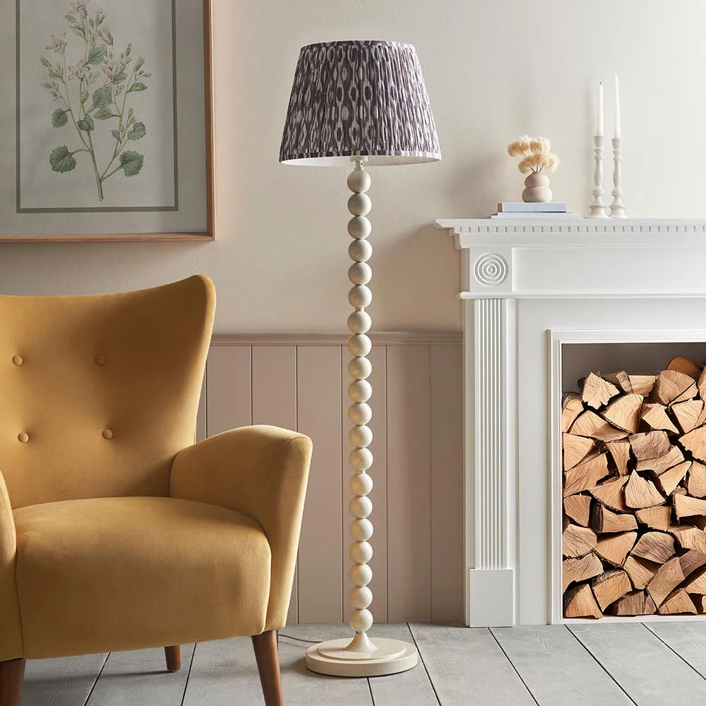 Auralis Ikat Floor Lamp In Various Finishes E27 - Image 3