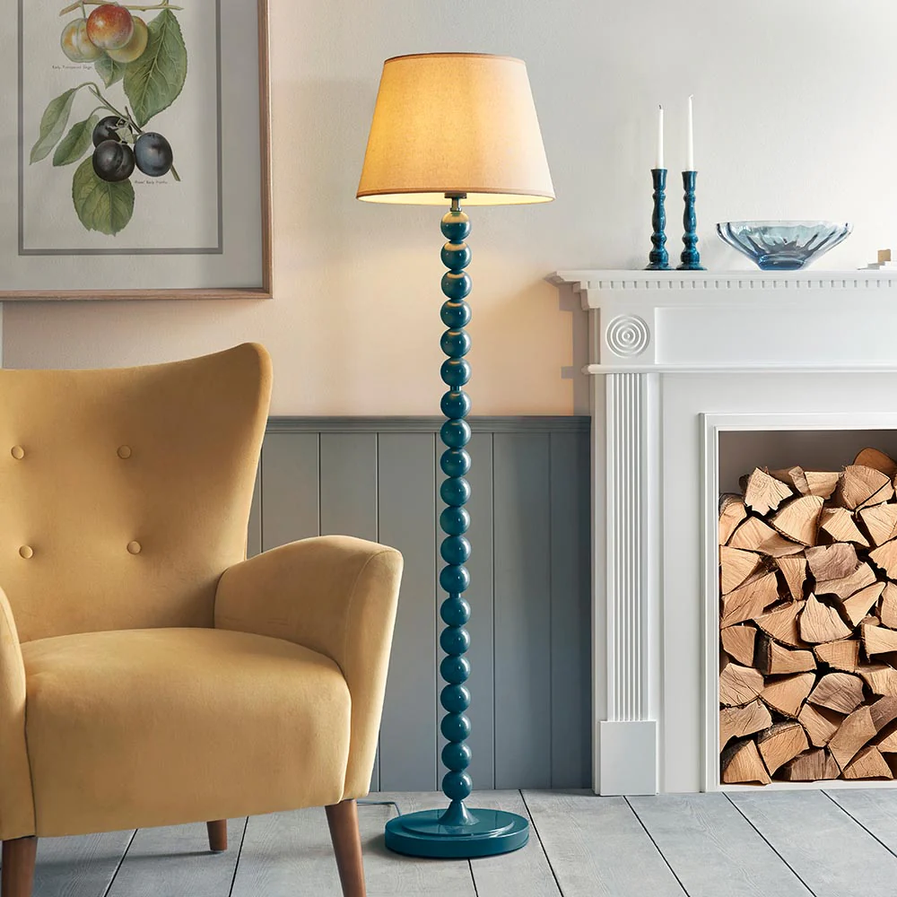 Auralis Ikat Floor Lamp In Various Finishes E27 - Image 57