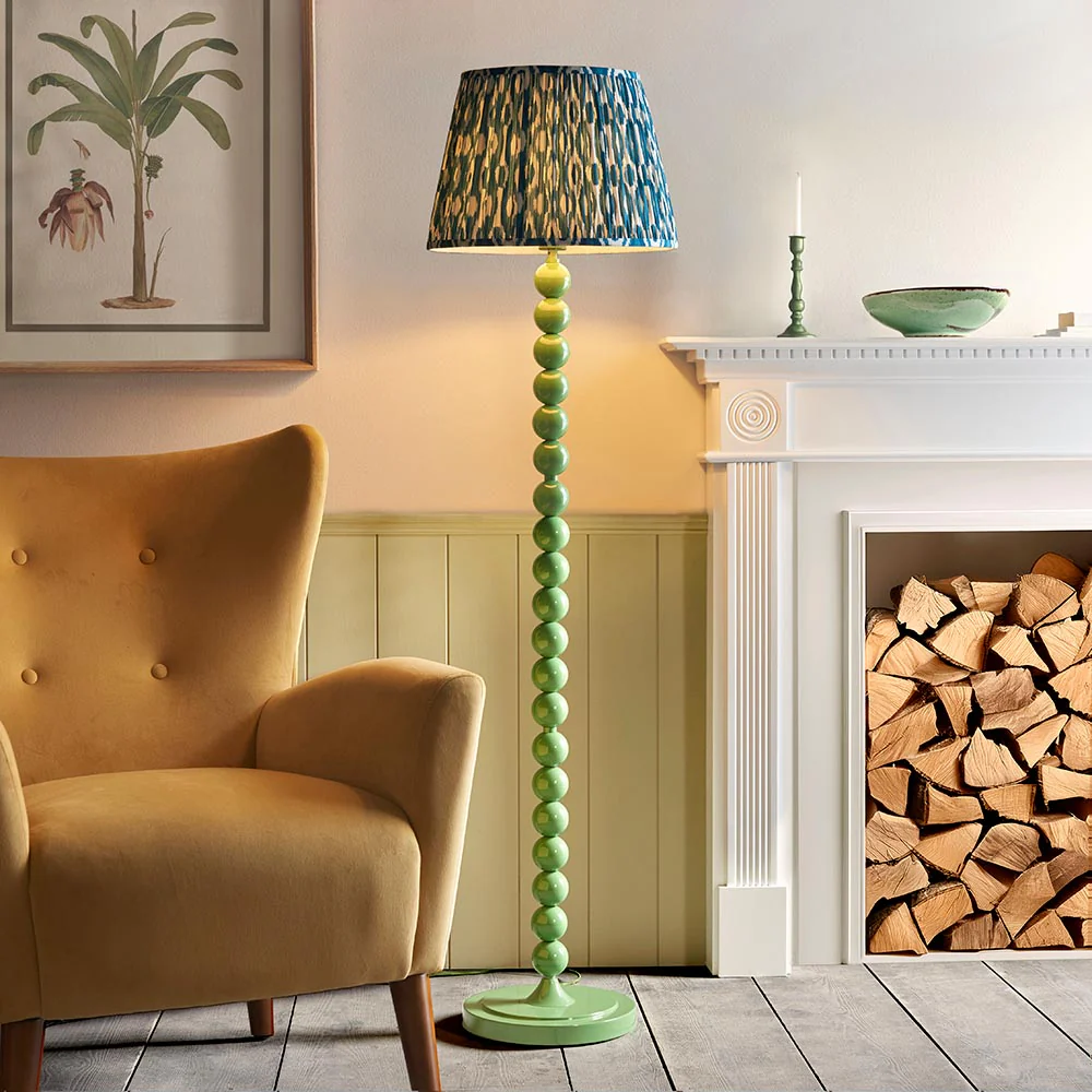 Auralis Ikat Floor Lamp In Various Finishes E27 - Image 85
