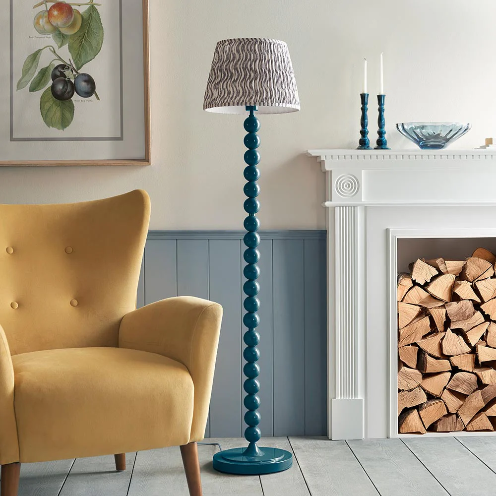 Auralis Ripple Floor Lamp In Various Finishes E27 - Image 133