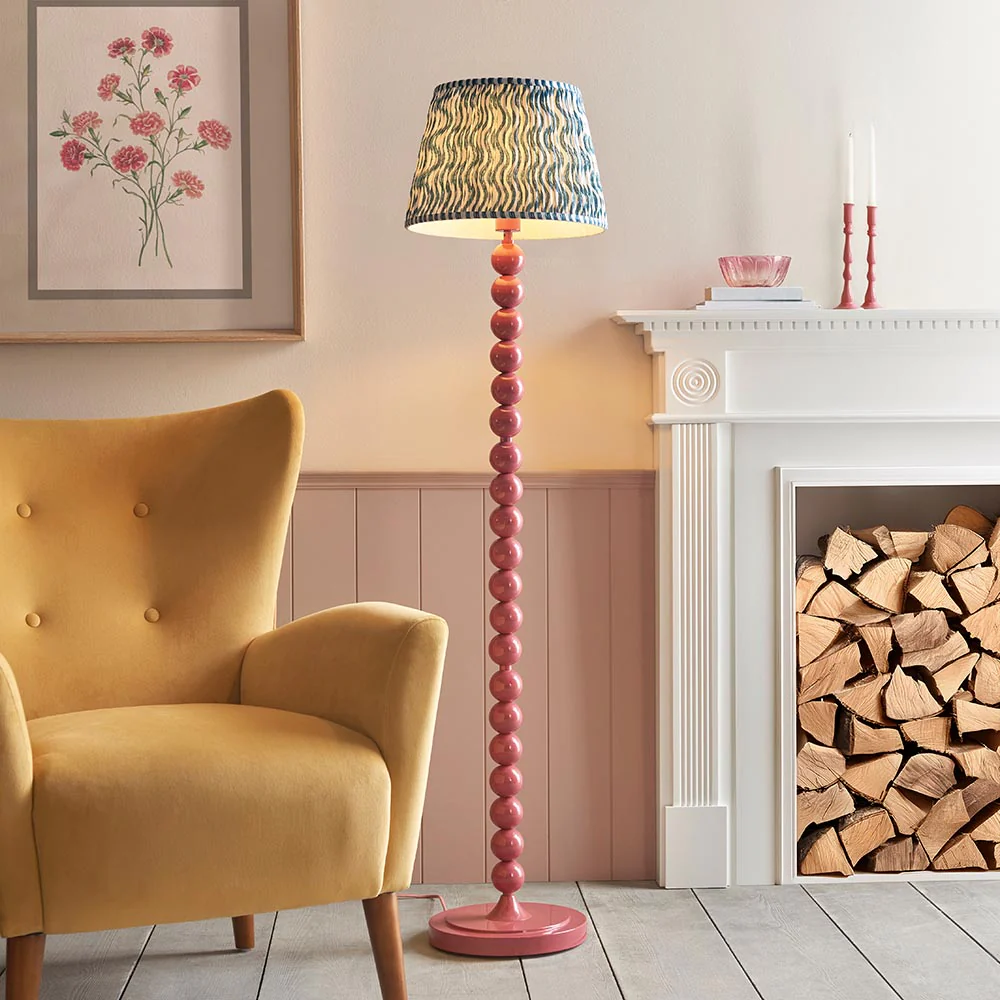 Auralis Ripple Floor Lamp In Various Finishes E27 - Image 182