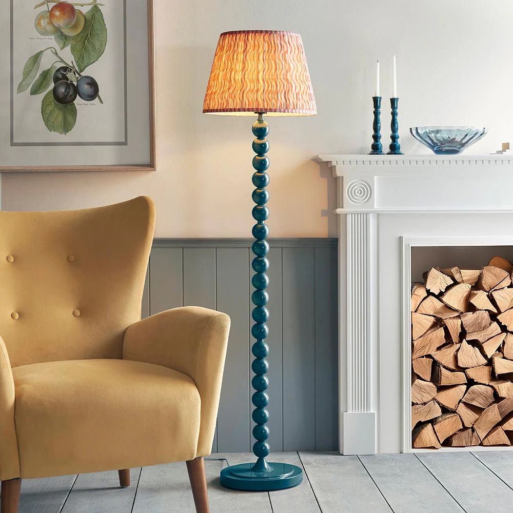 Auralis Ripple Floor Lamp In Various Finishes E27 - Image 92