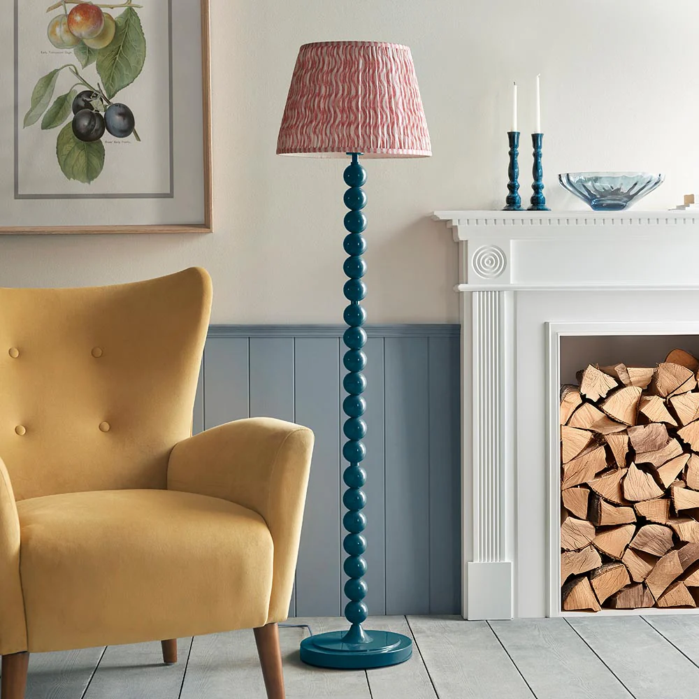 Auralis Ripple Floor Lamp In Various Finishes E27 - Image 93