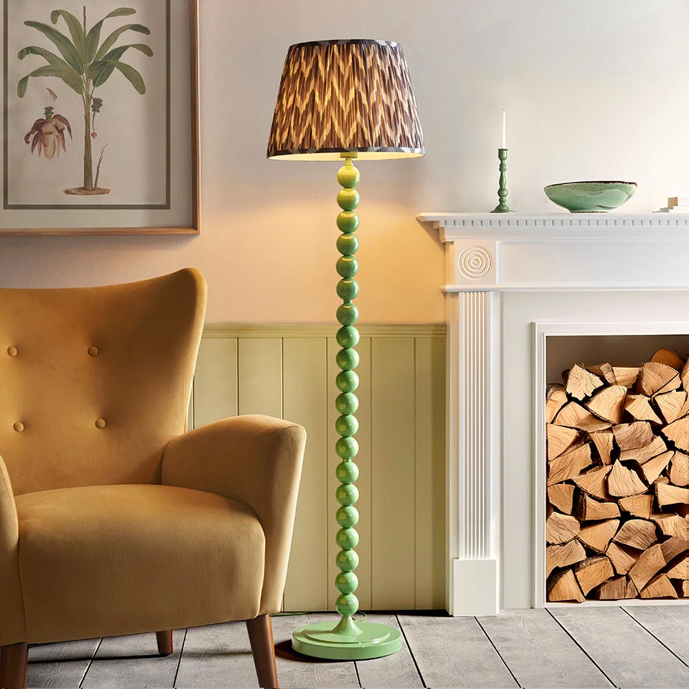 Auralis Zigzag Floor Lamp In Various Finishes E27 - Image 12